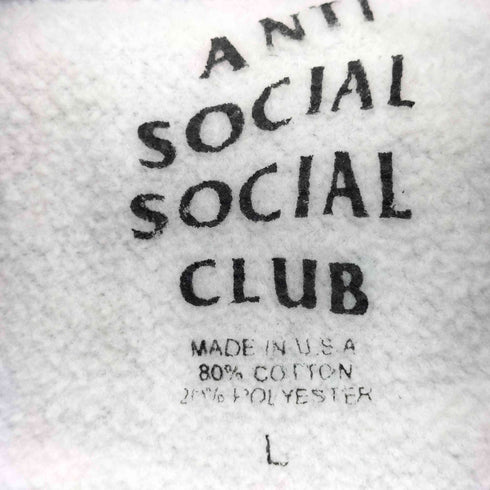 アンチソーシャルソーシャルクラブ ANTI SOCIAL SOCIAL CLUB USA製 カモ 裏起毛 パーカー メンズ import:L
