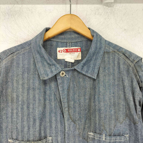work wear corporation USA製 ヘリンボーン つなぎ メンズ 42