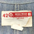 work wear corporation USA製 ヘリンボーン つなぎ メンズ 42