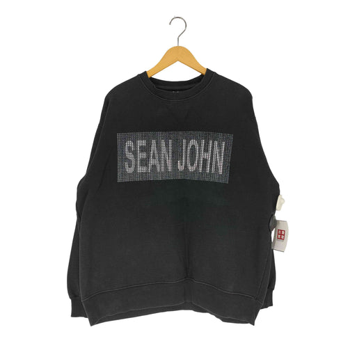 ショーンジョン Sean john 90S ロゴプリント ヘビーウェイト クルーネックスウェット メンズ import:XL