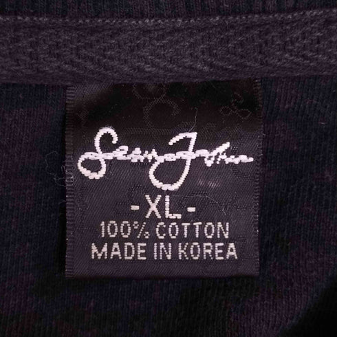 ショーンジョン Sean john 90S ロゴプリント ヘビーウェイト クルーネックスウェット メンズ import:XL