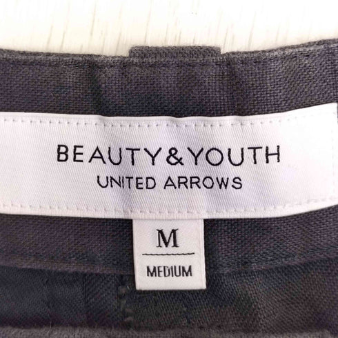 ビューティーアンドユースユナイテッドアローズ BEAUTY & YOUTH UNITED ARROWS 3タックワイドパンツ/麻 レディース JPN:M