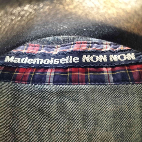 マドモアゼルノンノン mademoiselle NON NON デニムシャツジャケット レディース L