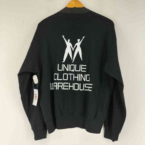 ユニクロ UNIQLO CLOTHING WAREHOUSE 両面プリント クルーネックスウェット メンズ JPN:L