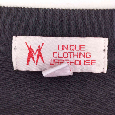 ユニクロ UNIQLO CLOTHING WAREHOUSE 両面プリント クルーネックスウェット メンズ JPN:L