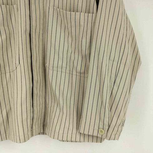 ジャーナルスタンダード JOURNAL STANDARD 22SS ウォッシャブル ストライプケーフィールドジャケット メンズ JPN:M