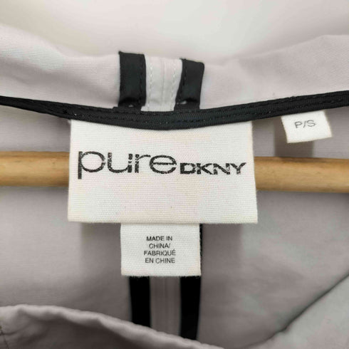 ピュアダナキャラン pure DKNY 00s ダイアゴナルジップ フーデッドモッズコート Y2K archive メンズ