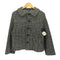トリココムデギャルソン tricot COMME des GARCONS AD2015 15AW 丸襟 ツイード ジャケット レディース JPN:M