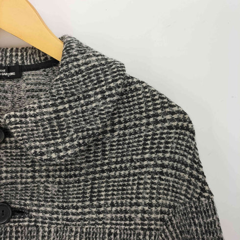 トリココムデギャルソン tricot COMME des GARCONS AD2015 15AW 丸襟 ツイード ジャケット レディース JPN:M