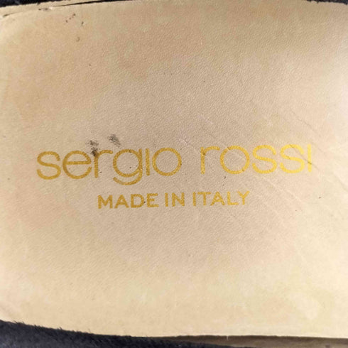 セルジオロッシ sergio rossi メンズスエードドライビングシューズ メンズ