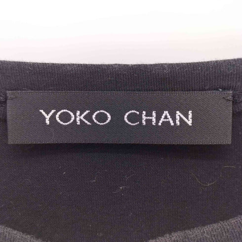 ヨーコチャン YOKO CHAN 異素材 切り替え ノースリーブ カットソー レディース JPN:38