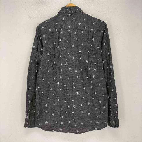 ユニフォームエクスペリメント uniform experiment 星柄 ボタンダウンシャツ メンズ JPN:2