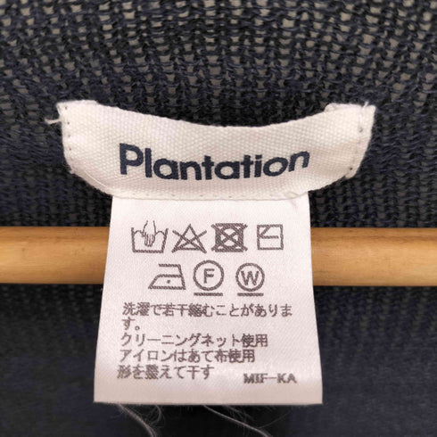 プランテーション Plantation リネンコットン ドレープカーディガン レディース JPN:M