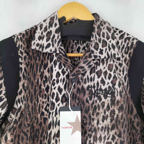 ヴァロッシュ VAROSH S/S レオパード柄 シャツ メンズ import:S