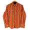 MU CHA CHA ストライプ柄 L/S ウエスタンシャツ メンズ FREE
