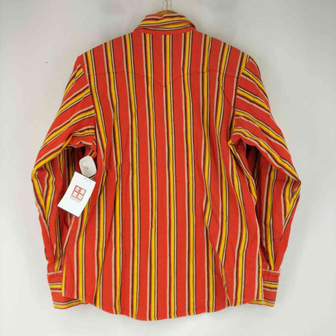 MU CHA CHA ストライプ柄 L/S ウエスタンシャツ メンズ FREE