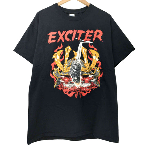 スピードメタル スラッシュメタル バンド 来日 アートワーク プリント S/S Tシャツ メンズ import:L