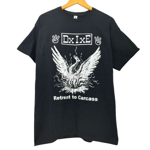 Retreat to carcass グラインドコア バンド アートワーク プリント S/S Tシャツ メンズ import:L