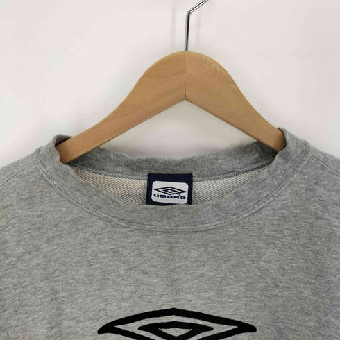 アンブロ UMBRO 00S ロゴ刺繍 クルーネックスウェット メンズ M-L