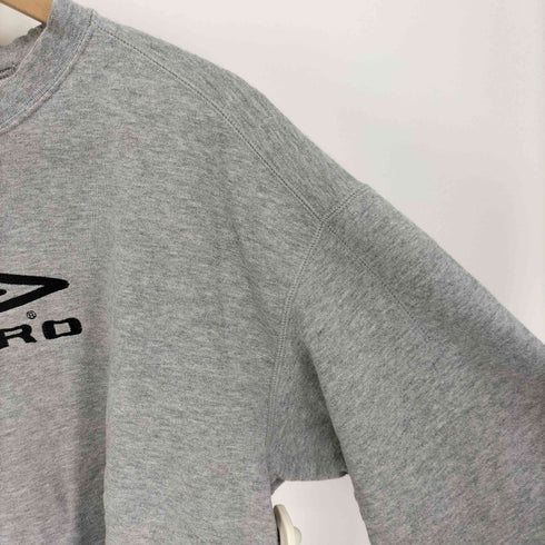 アンブロ UMBRO 00S ロゴ刺繍 クルーネックスウェット メンズ M-L