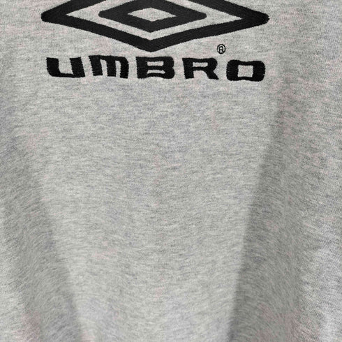 アンブロ UMBRO 00S ロゴ刺繍 クルーネックスウェット メンズ M-L