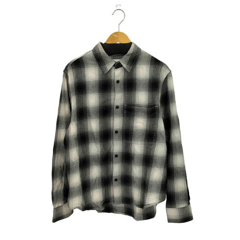 ザラ ZARA リラックスフィットチェックシャツ メンズ L