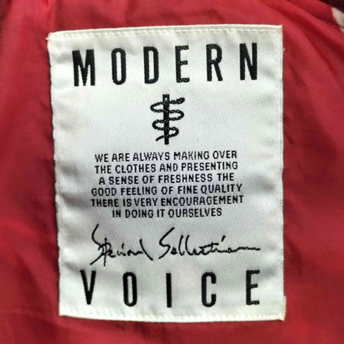 MODERN VOICE サテン 龍デザイン スカジャン メンズ