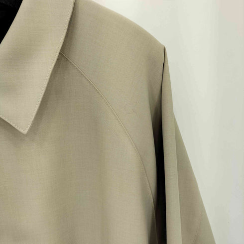 ロングスリーブ フロントボタン ステンカラーコート メンズ