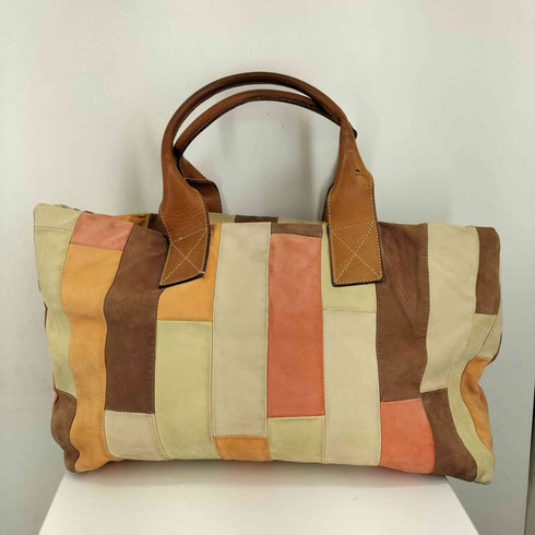 franco martini MADE IN ITALY パッチワーク レザートートバッグ レディース