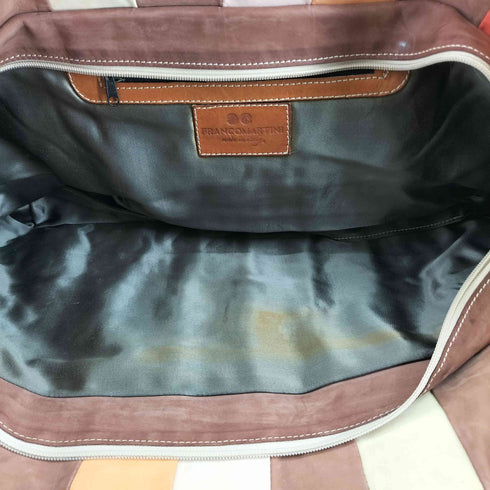 franco martini MADE IN ITALY パッチワーク レザートートバッグ レディース