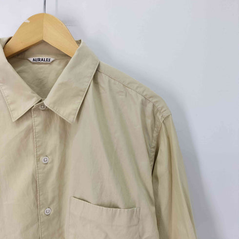 オーラリー AURALEE WASHED FINX TWILL BIG SHIRTS メンズ JPN:5