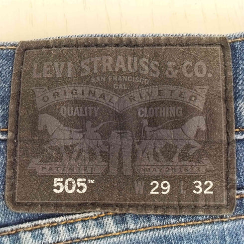 リーバイス Levis 505 ストレートデニムパンツ メンズ W29L32