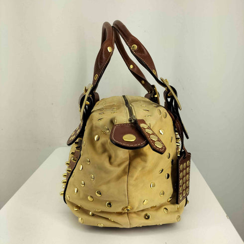 BE&D スタッズ ベルトデザイン トートバッグ レディース