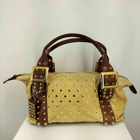 BE&D スタッズ ベルトデザイン トートバッグ レディース