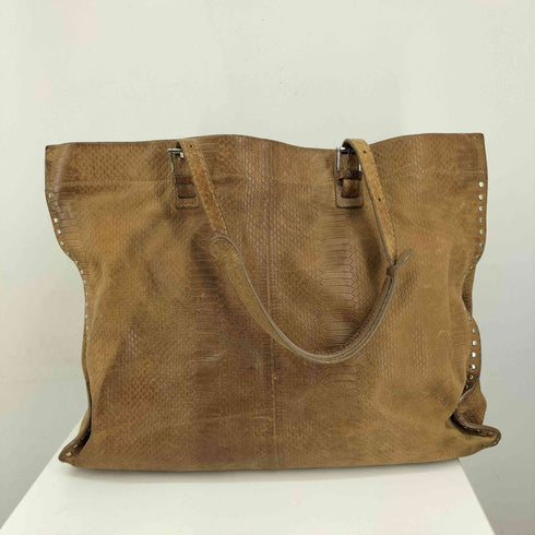 FRANCESCO BIASIA スタッズデザイン パイソン トートバッグ レディース