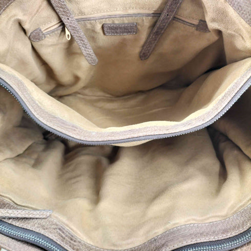 FRANCESCO BIASIA スタッズデザイン パイソン トートバッグ レディース