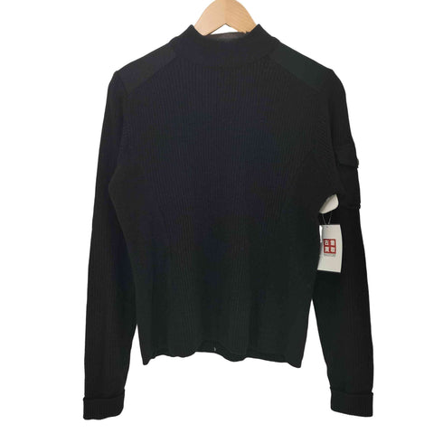 コロンビア Columbia ショルダーパッチ モックネック リブニットセーター レディース import:S