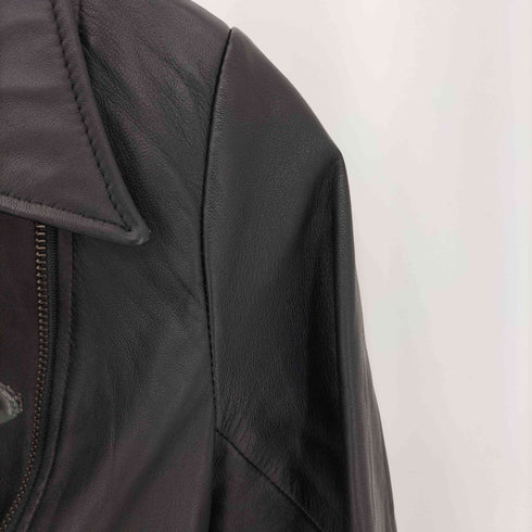 PHILLKINGTON ラムレザーライダースジャケット レディース M