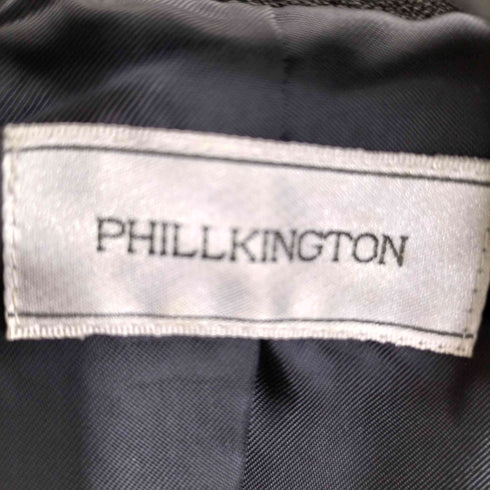 PHILLKINGTON ラムレザーライダースジャケット レディース M