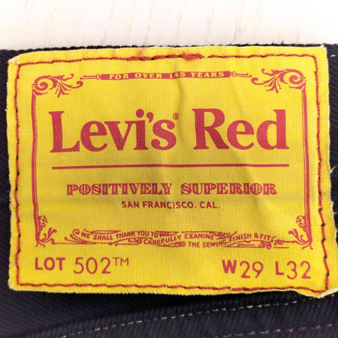 リーバイスレッド Levis RED 502 TAPER テーパー コットンヘンプデニム メンズ W29L32