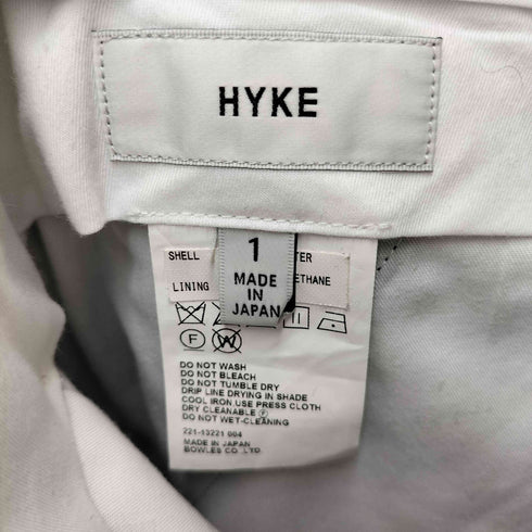 ハイク HYKE 22SS アジャスタータックテーパードパンツ レディース JPN:1