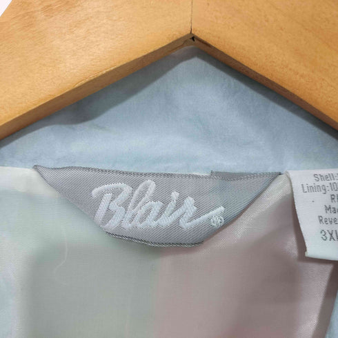 ブレア Blair シルク100 パステルカラー切替 ジャケット メンズ 3XL