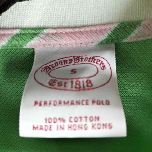 ブルックスブラザーズ BROOKS BROTHERS 刺繍ロゴ ポロシャツ レディース S
