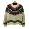 コーヘン COOHEM KOHEN NORDIC KNIT PULLOVER ウール ノルディック ニット プルオーバー レディース JPN:M