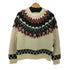 コーヘン COOHEM KOHEN NORDIC KNIT PULLOVER ウール ノルディック ニット プルオーバー レディース JPN:M