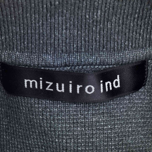 ミズイロインド mizuiro ind 襟付きワイドベスト レディース