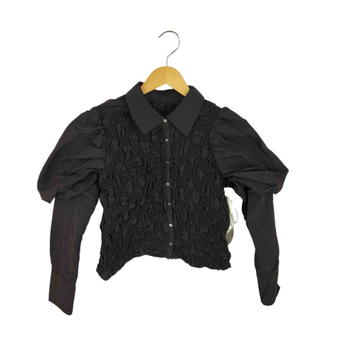 メゾンスペシャル MAISON SPECIAL Puff Sleeves Shirring Shirt レディース FREE