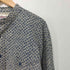 80s Saddlebrook 総柄 スタンドカラー L/S ウエスタン シャツ メンズ import:M