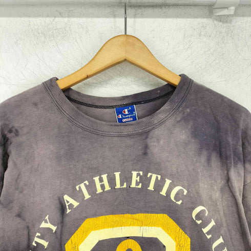 チャンピオン Champion 青タグ USA製 シングルステッチ ラバープリントTシャツ メンズ import:XL
