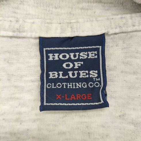 ハウスオブブルース house of blues 両面プリント クルーネックtシャツ シングルステッチ メンズ import:XL